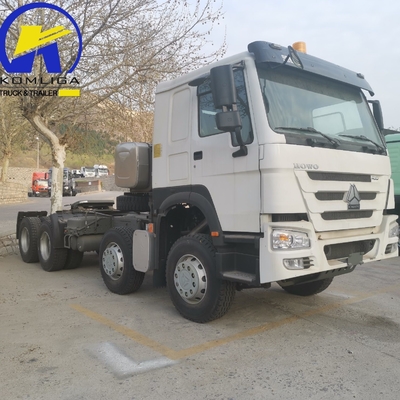 Sinotruk HOWO 8X4 12wheel 380HP 400HP 430HP Heavy Duty Tractor Truck with Radial Tires