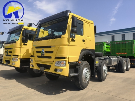 Sinotruk HOWO T7 8X4 400HP Heavy Duty Trailer Tractor Truck with 5600X2300X1500 Bucket