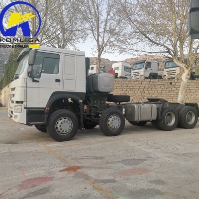 Sinotruk HOWO T7 8X4 400HP Heavy Duty Trailer Tractor Truck with 5600X2300X1500 Bucket