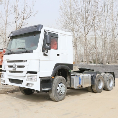 Used Sinotruk HOWO 6X4 10wheel 375HP White Tractor Truck Head with Customized Request