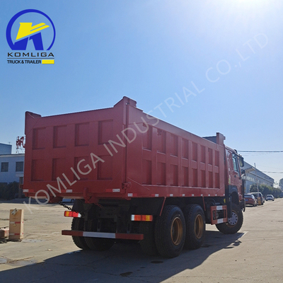 Used Grade a Sinotruck HOWO Dump Truck with Front Lifting and 375HP in Good Condition