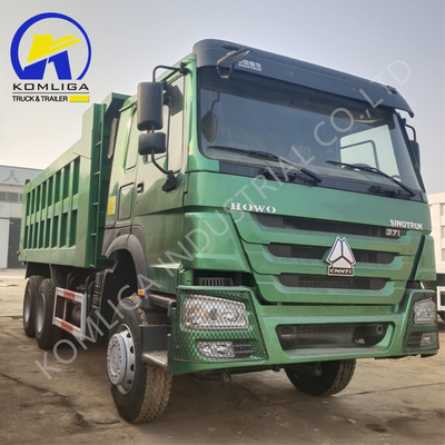 2020 Year 371HP 6X4 Used HOWO Dump Truck Exported to Zambia with 1200r20 Radial Tires