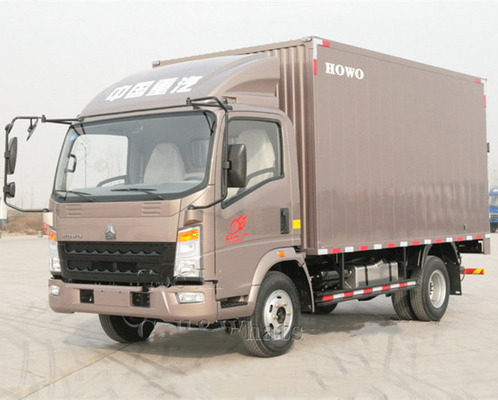 4.2 Ton Rear Axle Sinotruk HOWO Cdw Mini Van Box 4X2 Cargo Truck with 1-10t Load Capacity