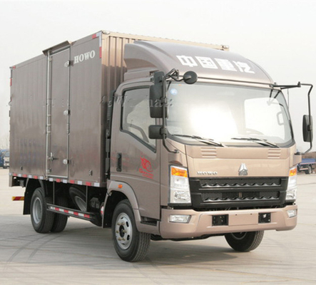 4.2 Ton Rear Axle Sinotruk HOWO Cdw Mini Van Box 4X2 Cargo Truck with 1-10t Load Capacity