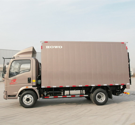4.2 Ton Rear Axle Sinotruk HOWO Cdw Mini Van Box 4X2 Cargo Truck with 1-10t Load Capacity