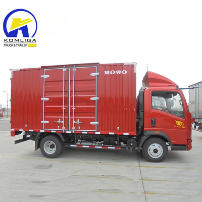 Sinotruk HOWO Hohan Cdw 4X2 Mini Van Box Cargo 3 Ton Dump Truck for 150hp Horsepower