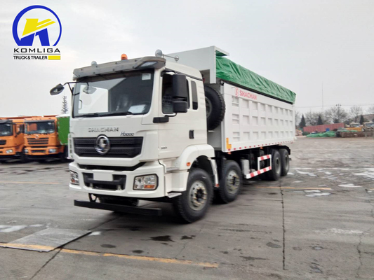GCC Certified Front Lifting Style Dumping Type Shacman H2000 8X4 Heavy Duty Dump Truck