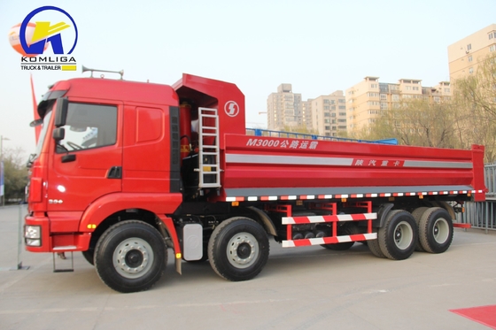GCC Certified Front Lifting Style Dumping Type Shacman H2000 8X4 Heavy Duty Dump Truck