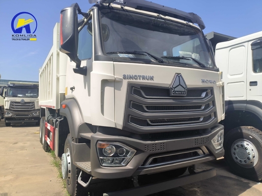 10wheels Tipper Second Hand HOWO 371HP Used Dump Truck Blue with Zf8118 Steering System