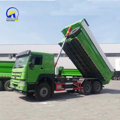 Sinotruk HOWO 10 Wheel Dump Truck 371HP Second Hand Tipper Truck with Yellow Seats ≤5