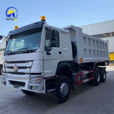 Sinotruk HOWO 10 Wheel Dump Truck 371HP Second Hand Tipper Truck with Yellow Seats ≤5
