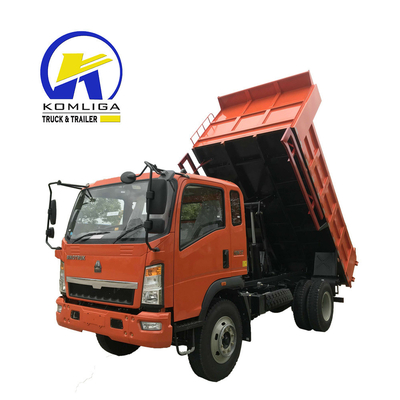 Used Sinotruk HOWO 4X2 6wheel Mini Light Dump Tipper Truck with Manual Transmission
