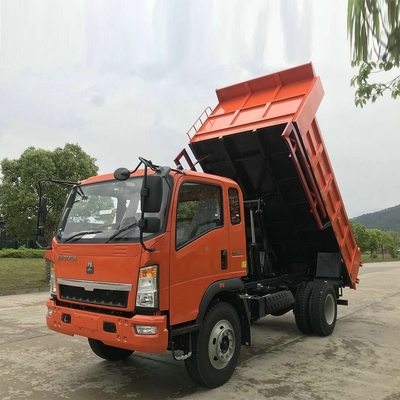 Used Sinotruk HOWO 4X2 6wheel Mini Light Dump Tipper Truck with Manual Transmission