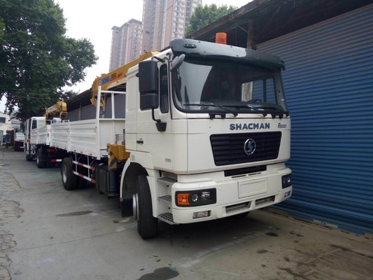 Used Shacman 4X2 Crane Truck with Hf9 Front Axle and Ventral Tipper Hydraulic Lifting