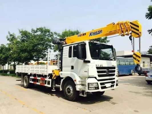 Used Shacman 4X2 Crane Truck with Hf9 Front Axle and Ventral Tipper Hydraulic Lifting