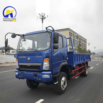 Customized Request HOWO Light Truck 4X2 6 Wheels Dump Cargo Truck Load Capacity 1-10t