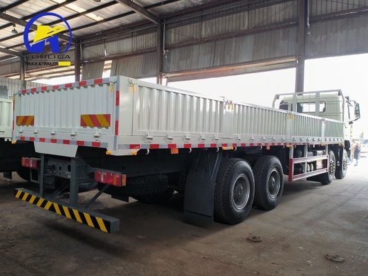 Tubeless Tire Design Sinotruk HOWO 8X4 Heavy Duty Cargo Truck with Wly6t46 Transmission