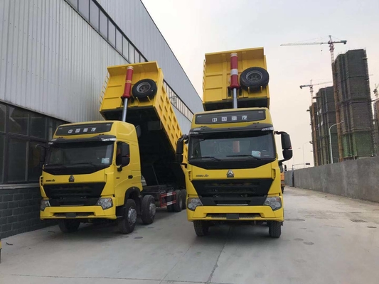 Sinotruk 8X4 12 Wheel 50 Tons HOWO Tipper Used Dump Truck with 27cbm Bucket Dimension