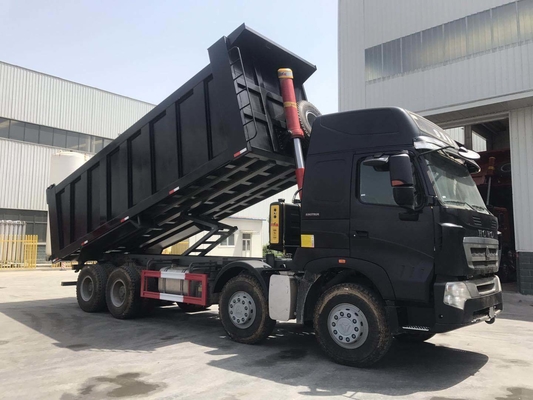 Used Sinotruk 8X4 12 Wheels 50 Tons HOWO Tipper Dump Truck with Front Hydraulic Lifting