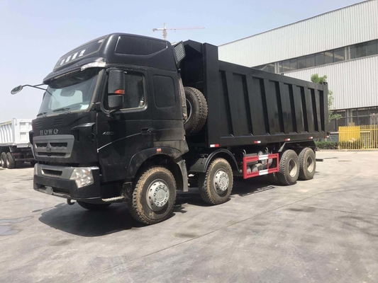 Used Sinotruk 8X4 12 Wheels 50 Tons HOWO Tipper Dump Truck with Front Hydraulic Lifting