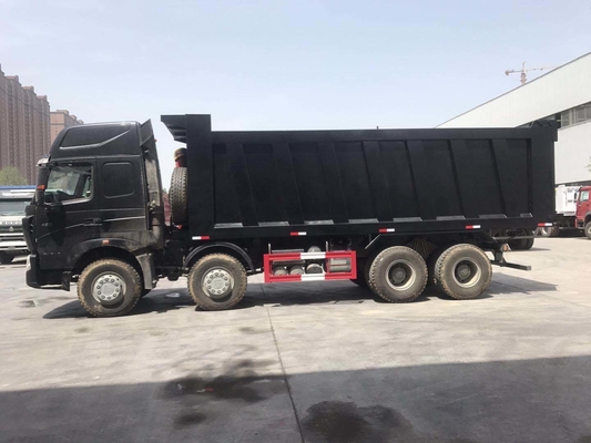 Used Sinotruk 8X4 12 Wheels 50 Tons HOWO Tipper Dump Truck with Front Hydraulic Lifting