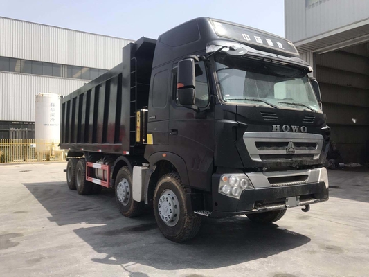 Used Sinotruk 8X4 12 Wheels 50 Tons HOWO Tipper Dump Truck with Front Hydraulic Lifting