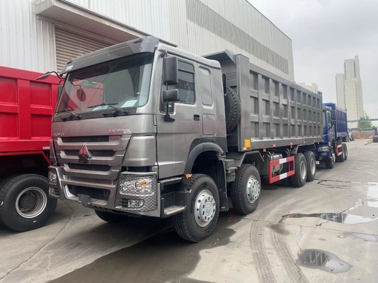 Used Sinotruk 8X4 12 Wheels 50 Tons HOWO Tipper Dump Truck with Front Hydraulic Lifting