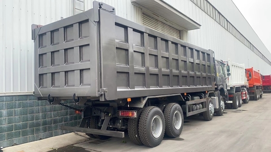 Used Sinotruk 8X4 12 Wheels 50 Tons HOWO Tipper Dump Truck with Front Hydraulic Lifting