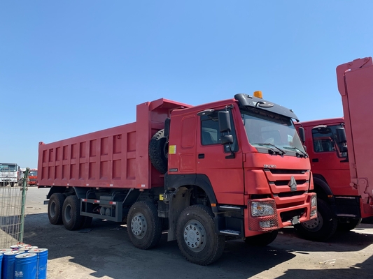 Second Hand Sinotruk 8X4 12 Wheels HOWO Tipper Used Dump Truck with One Sleeper and A/C