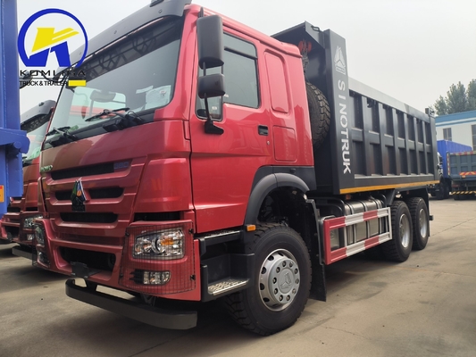 25 Tons Used HOWO Tipper Dump Truck 6X4 10 Wheeler with Bucket Dimension 5600X2300X1500