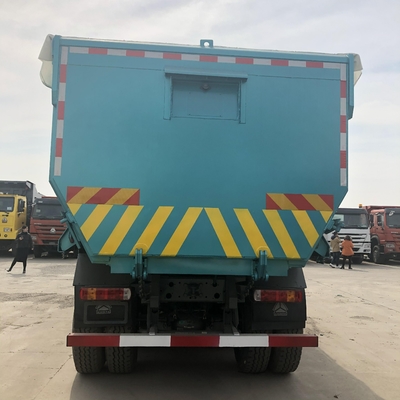 GCC Certified Used Sino Truck HOWO 6X4 Dump Truck with Tarpaulin and 1200r20 Tires