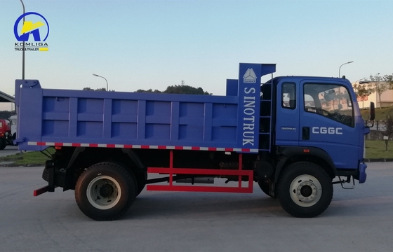 Customized Request HOWO 4X2 4X4 116HP Mini Light Dump Tipper Truck with Customization