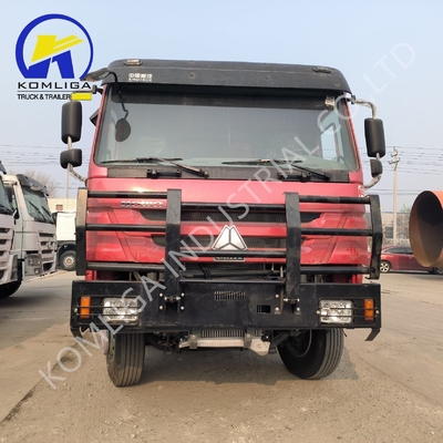 Red 8X4 Trucks 371 HP 375HP 400HP 420HP Sinotruk Heavy Duty Tipping Tipper Dumper Second Hand Dump Truck and HOWO Truck for Africa Market