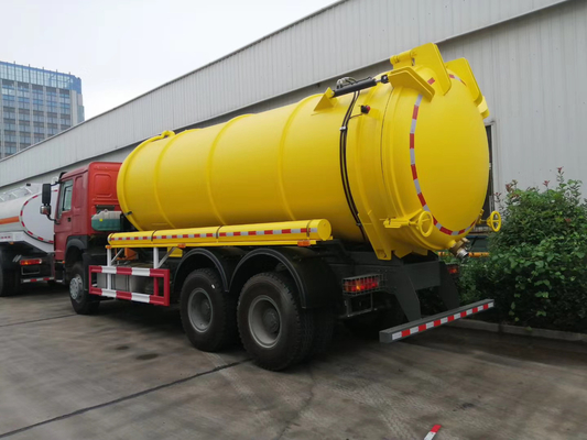 Sinotruck HOWO 6X4 4X2 8m3 10m3 12m3 15m3 Vacuum Used Sewage Suction Truck with A/C