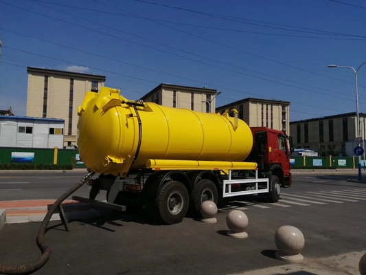 Sinotruck HOWO 6X4 4X2 8m3 10m3 12m3 15m3 Vacuum Used Sewage Suction Truck with A/C