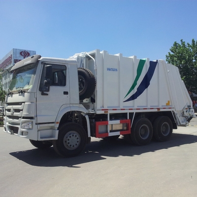 6X4 15m3 18m3 336HP Sinotruk HOWO Garbage Truck Dimensions for Customized Request