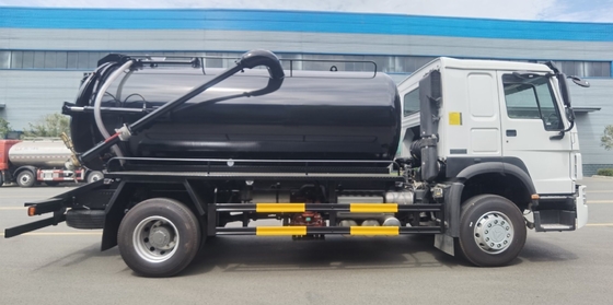 Sinotruk HOWO 4X2 5m3 10m3 Used Septic Trucks with Euro 2 Emission Standard