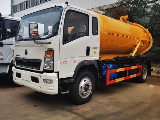 30T Payload Sinotruk HOWO 4X2 Used Sewage Trucks with Techinical Spare Parts Support