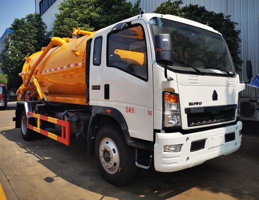 30T Payload Sinotruk HOWO 4X2 Used Sewage Trucks with Techinical Spare Parts Support