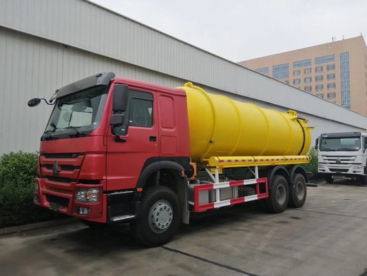 Sinotruk 4X2 Heavy Duty HOWO Septic Pump Truck with Gear Box Hw19710 Engine Model Wd615