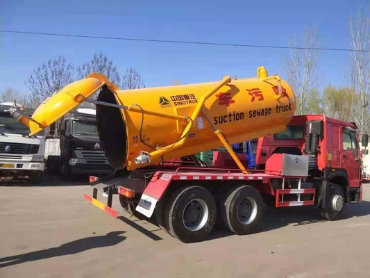 Sinotruk HOWO 6X4 371HP 336HP Used Septic Pump Trucks Techinical Spare Parts Support