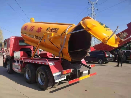 Diesel Fuel Sinotruk HOWO 10 Wheel 6X4 371HP 20cbm Septic Tank Truck for Your Requirements
