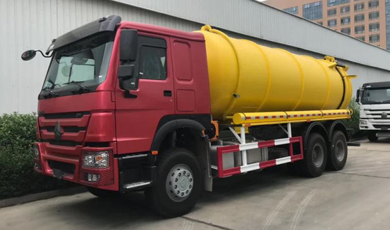 EEC Certified 10 Wheeler 6X4 Sinotruk HOWO Used Septic Pump Trucks with 12r22.5 Tires