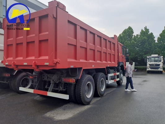 Manual Transmission Type Sinotruk Used HOWO 10 Wheels Tipper 6X4 Mining Dump Truck