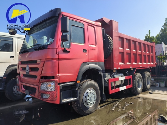 Manual Transmission Type Sinotruk Used HOWO 10 Wheels Tipper 6X4 Mining Dump Truck