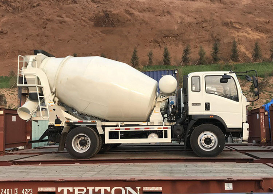 6 Wheel Small 4X2 3 Ton 5 Ton Concrete Mixer Truck Mini with Euro 4 Emission Standard