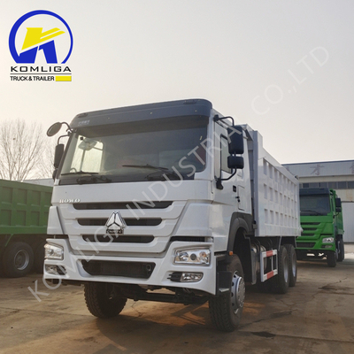One Sleeper with A/C Sinotruk HOWO 10 Wheels 371HP Truck Dump 21-30t Load Capacity