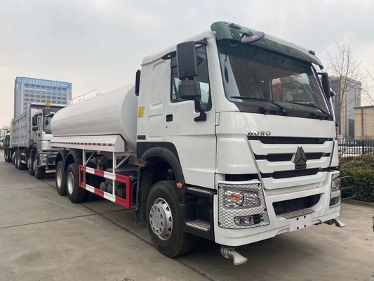 371HP 6X4 20000L 25000L Water Tank Truck with Zf8118 Steering and Pto Transmission