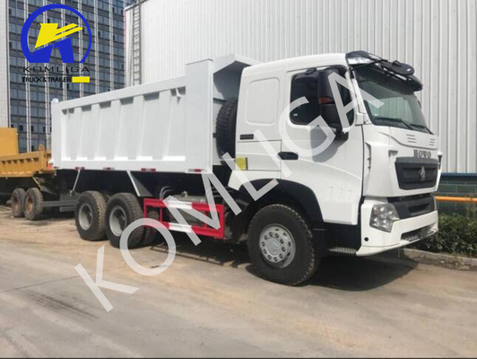 Used Sinotruck HOWO 6X4 371HP Tipper Dumper with Front Axle 9tons Loading Capacity