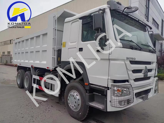 Used Sinotruck HOWO 6X4 371HP Tipper Dumper with Front Axle 9tons Loading Capacity